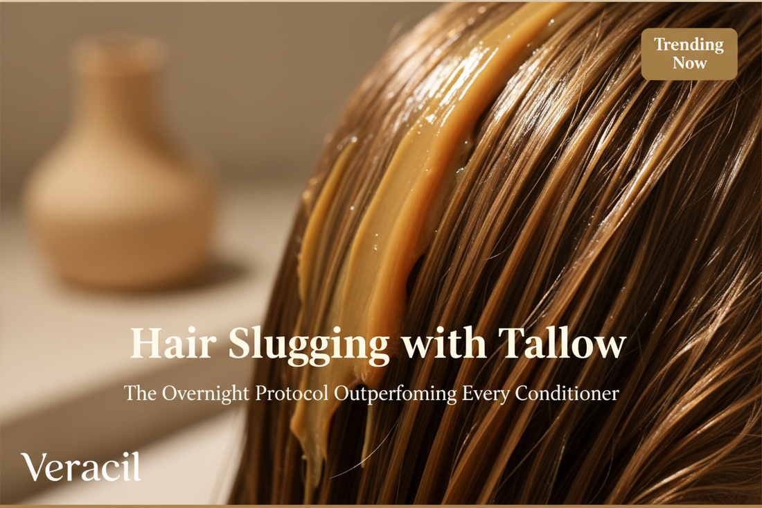 Hair Slugging with Tallow: The Overnight Moisture Protocol That's Outperforming Every Conditioner