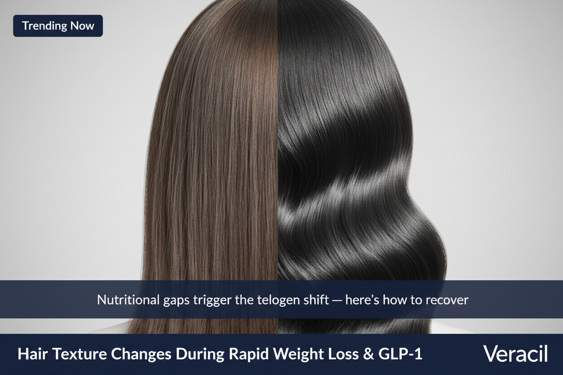 Hair Texture Changes During Rapid Weight Loss & GLP-1: What's Happening and How to Recover
