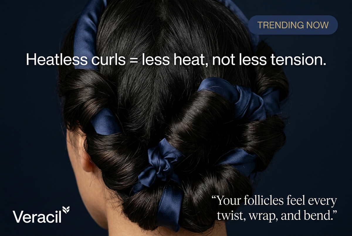 Heatless Curls Overnight: Why Less Heat Does Not Mean Less Tension