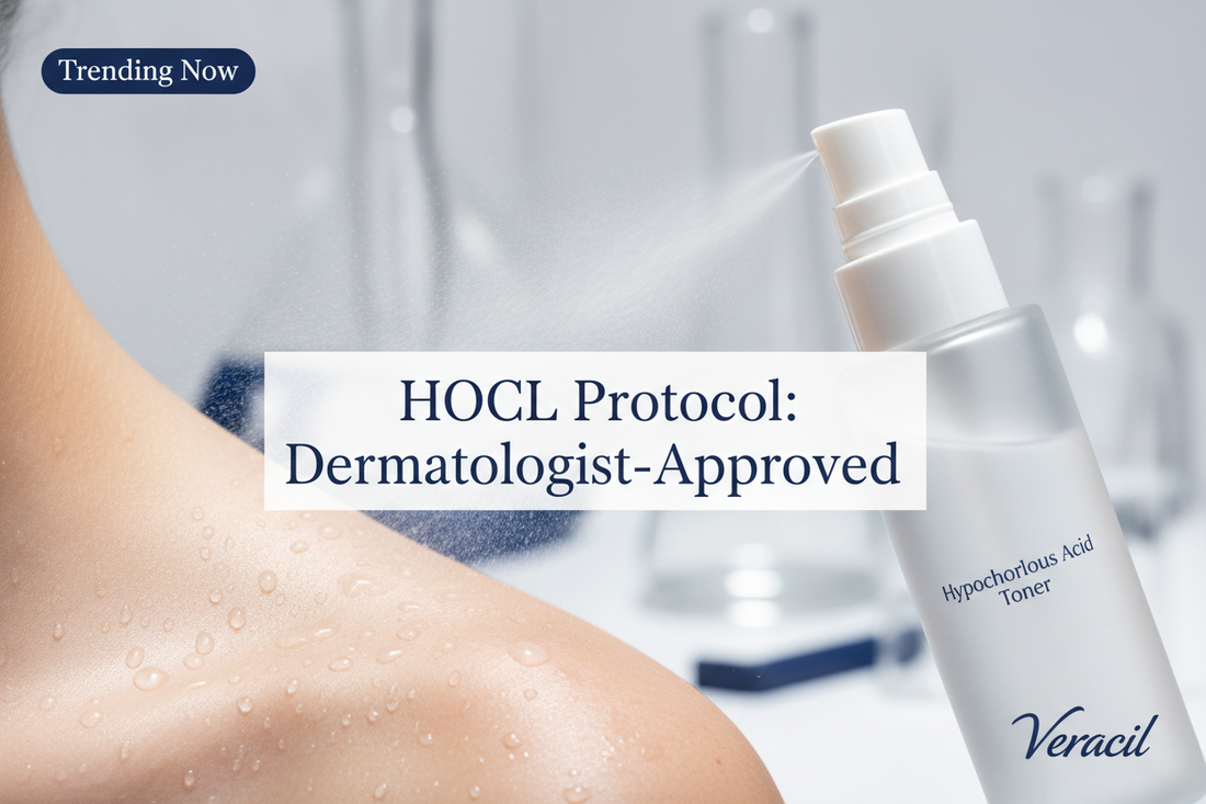 Hypochlorous Acid (HOCl) Protocol: The Dermatologist-Approved Daily Toner for Acne, Rosacea & Post-Procedure Skin