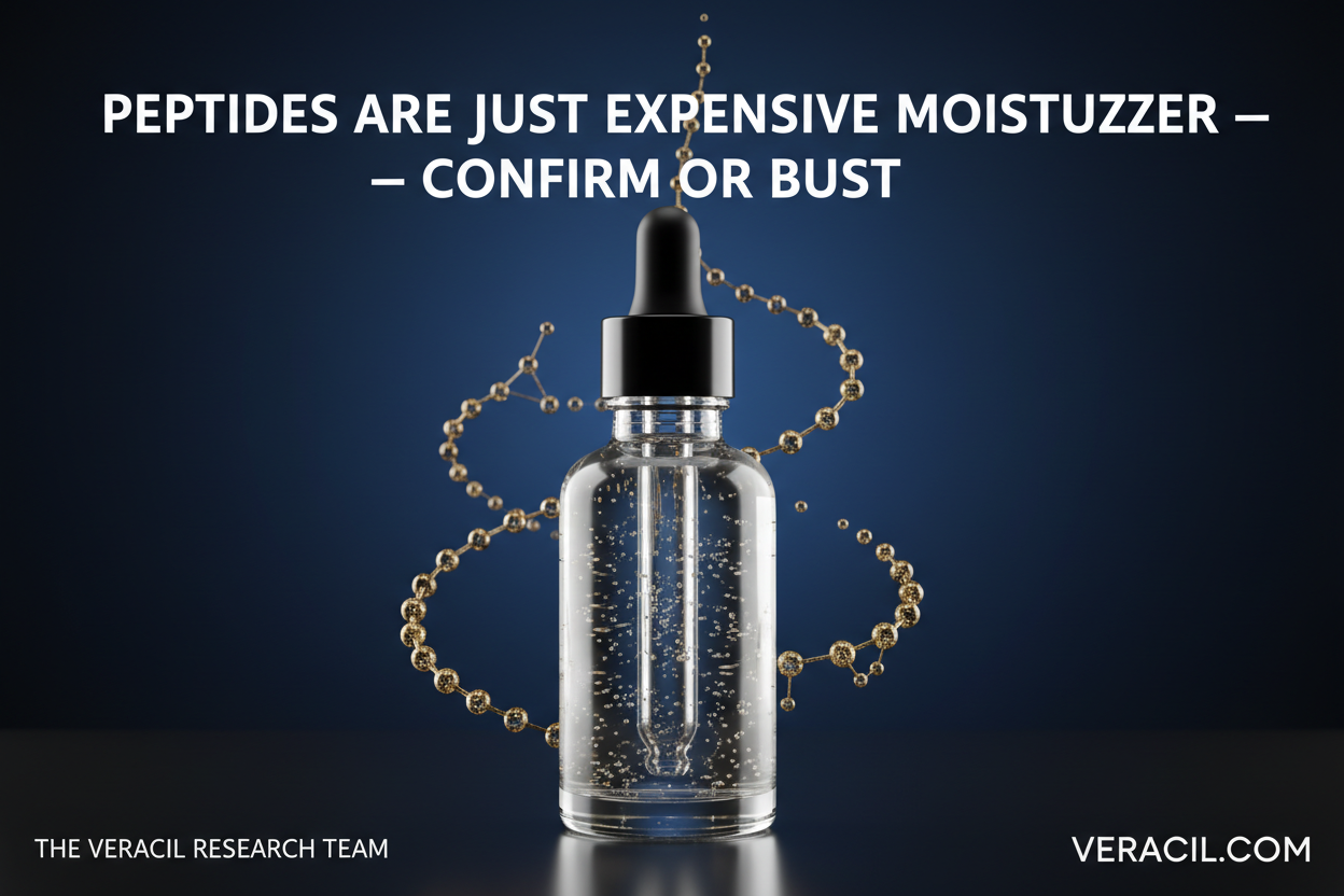 "Peptides Are Just Expensive Moisturizer" — Confirm or Bust