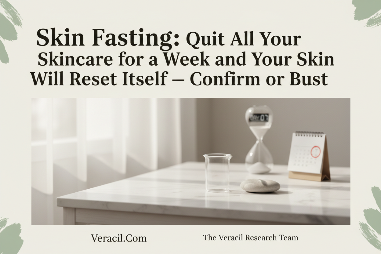 Skin Fasting: Quit All Your Skincare for a Week and Your Skin Will Reset Itself — Confirm or Bust