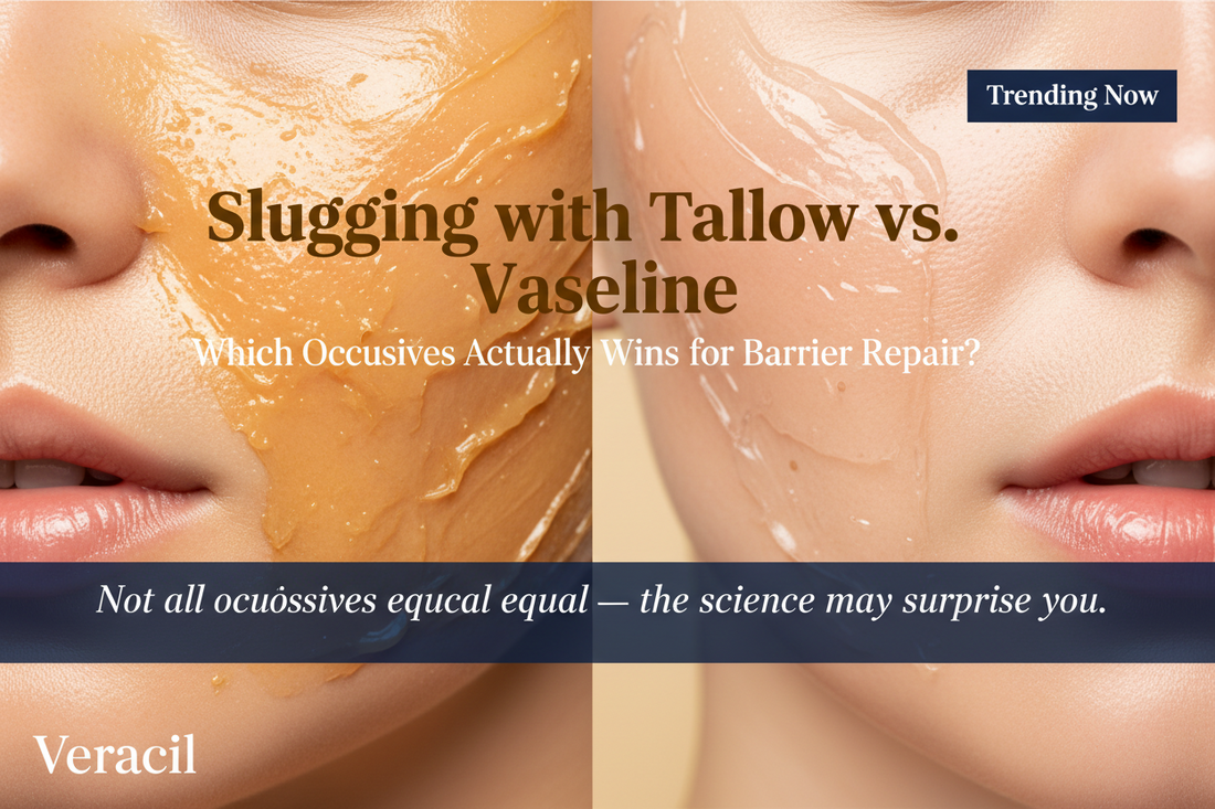 Slugging with Tallow vs. Vaseline: Which Occlusive Actually Wins for Skin Barrier Repair?