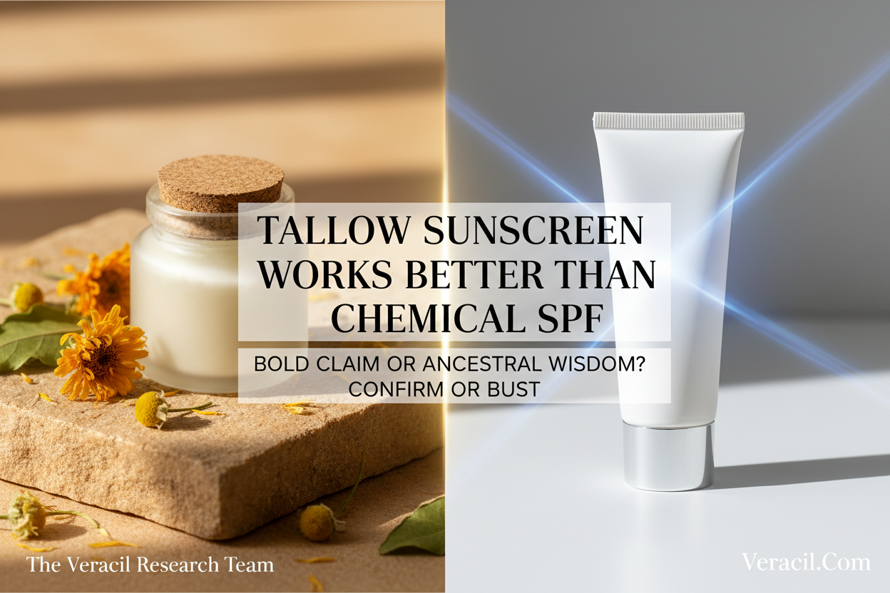 Tallow Sunscreen Works Better Than Chemical SPF: Bold Claim or Ancestral Wisdom? — Confirm or Bust