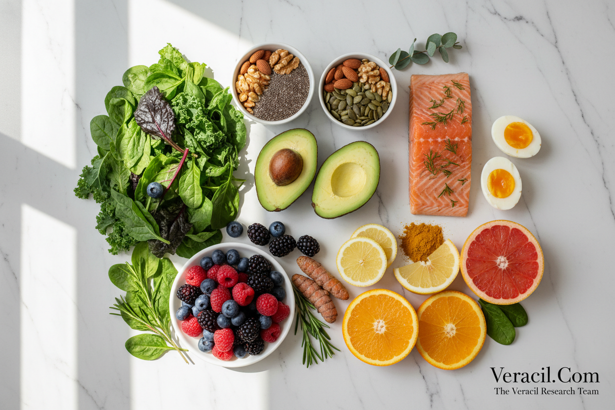 Veracil's Complete Guide: How Food Groups Affect Your Skin, Hair & Energy