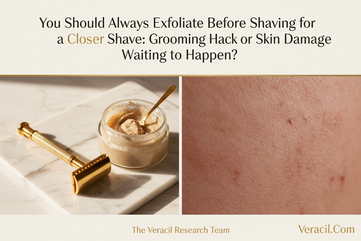 You Should Always Exfoliate Before Shaving for a Closer Shave: Grooming Hack or Skin Damage Waiting to Happen? — Confirm or Bust