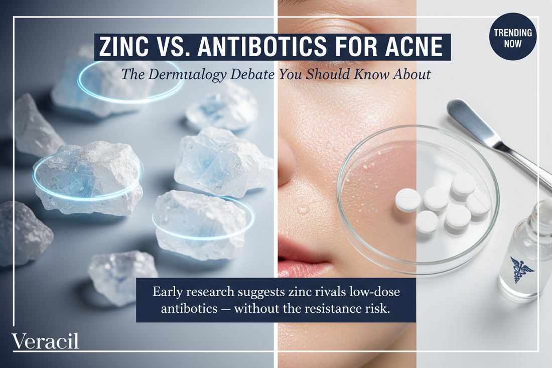 Zinc vs. Antibiotics for Acne: The Dermatology Debate You Should Know About