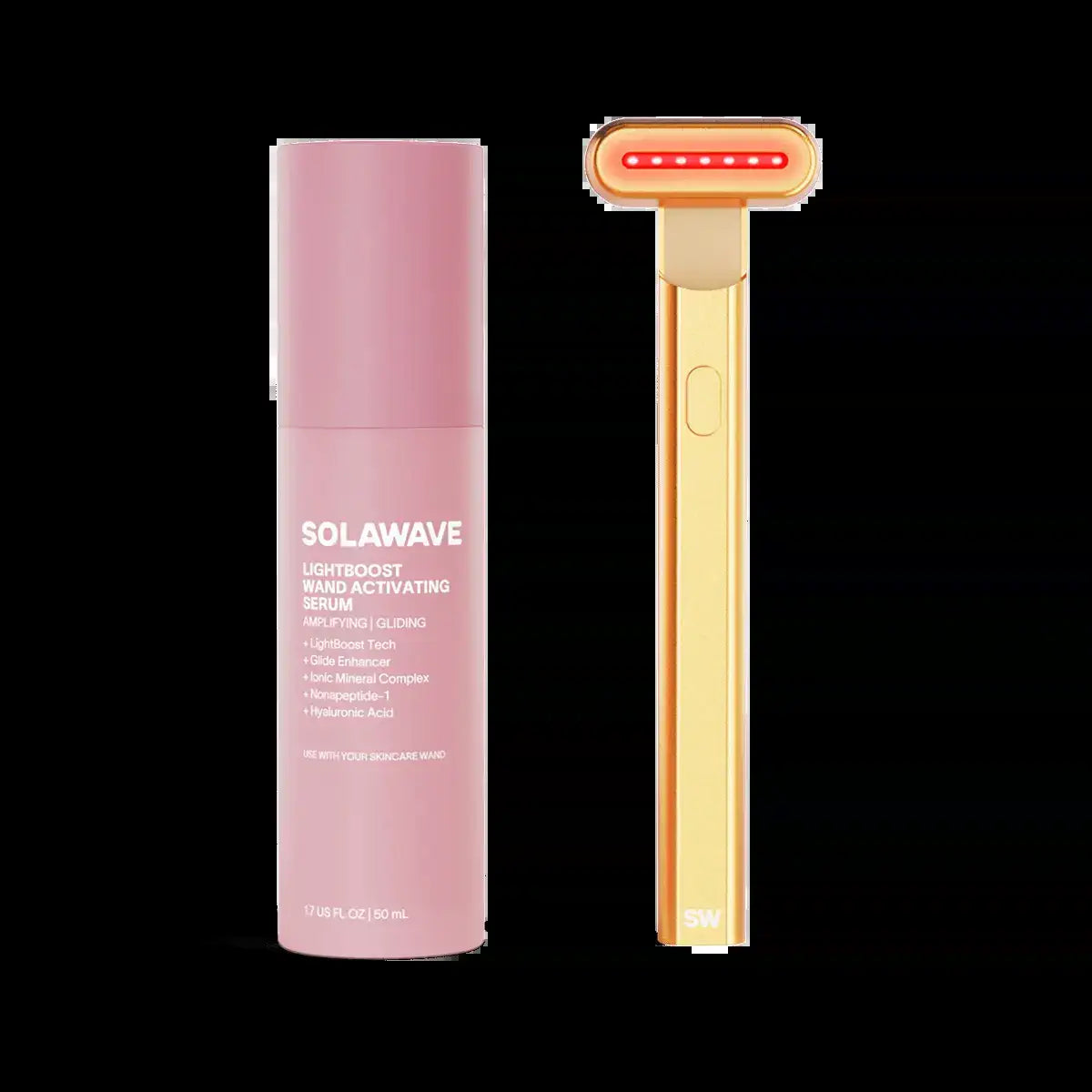 4-in-1 Radiant Renewal Skincare Wand – Red Light Therapy, EMS & Microcurrent Device