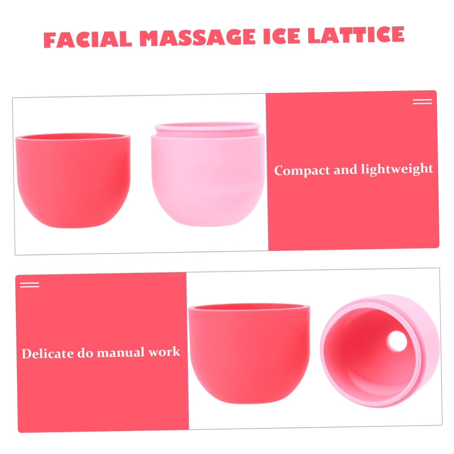 Silicone Ice Face Roller – Manual Cryotherapy Massage Tool for Puffiness & Dark Circles