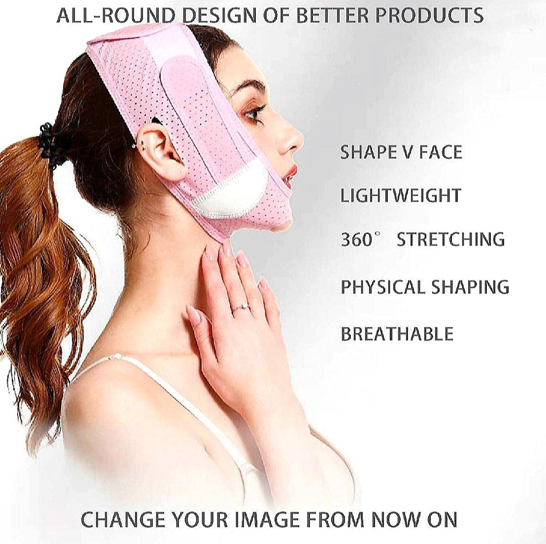 V-Line Face Slimming Band – Jawline Contouring & Double Chin Reducer Strap
