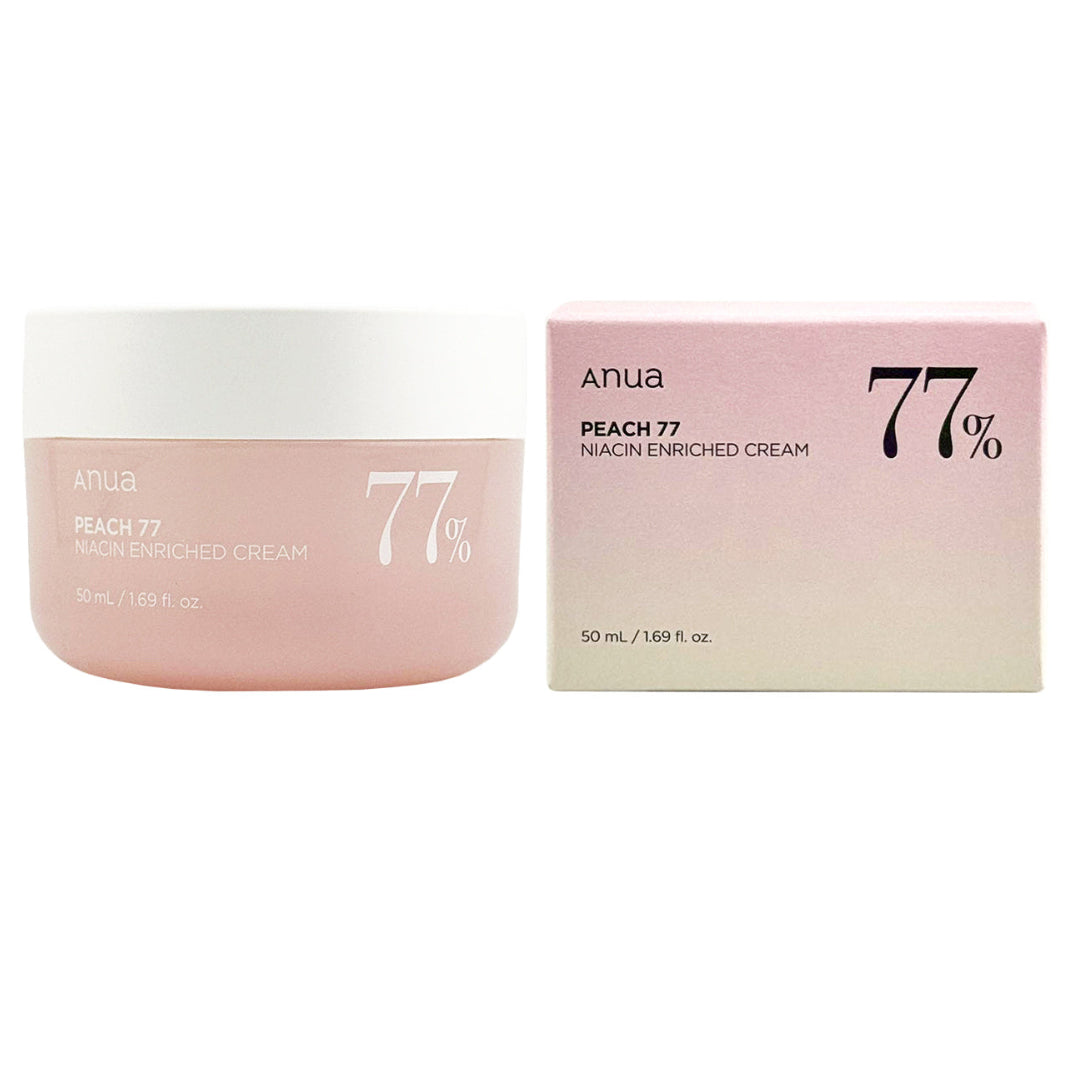 Anua Peach 77 Niacin Enriched Cream – Korean Brightening & Hydrating Cream 1.69 oz