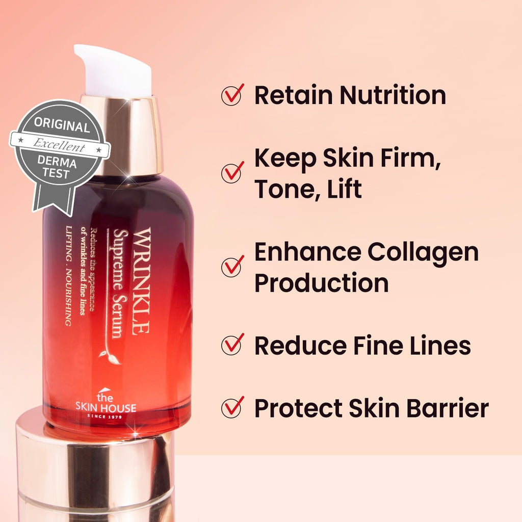 Wrinkle Supreme Serum – Korean Red Ginseng & 9 Mushrooms Trial Size 0.67 oz