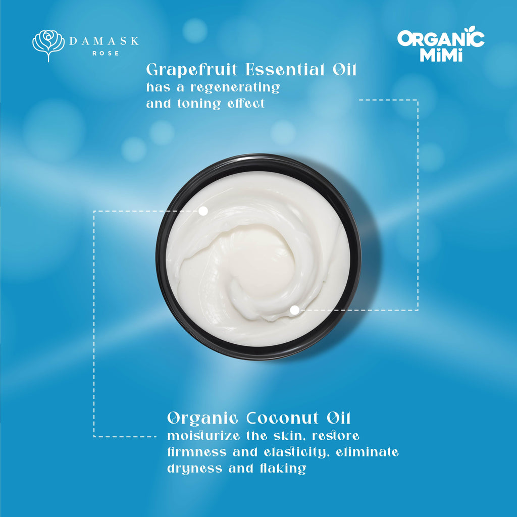 Organic Mimi Restoring Body Butter – Coconut & Grapefruit, 200ml