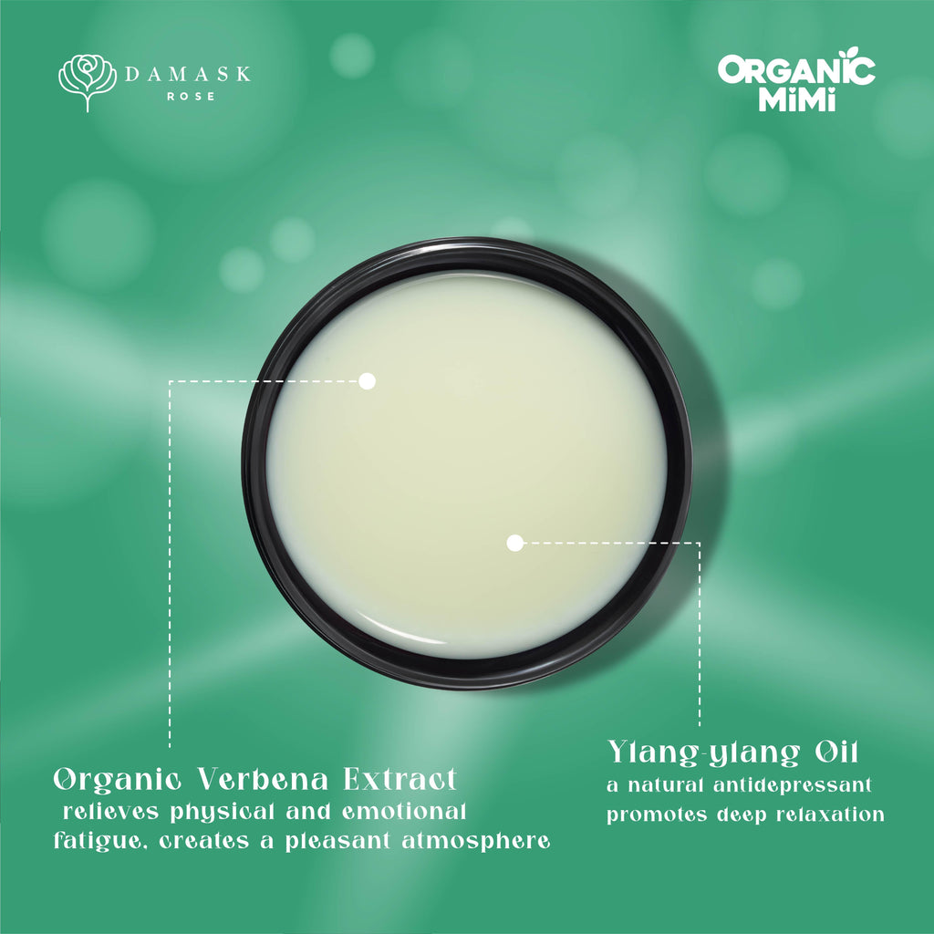 Organic Mimi Stress Off Jelly Bath Foam – Verbena & Ylang Ylang, 200ml