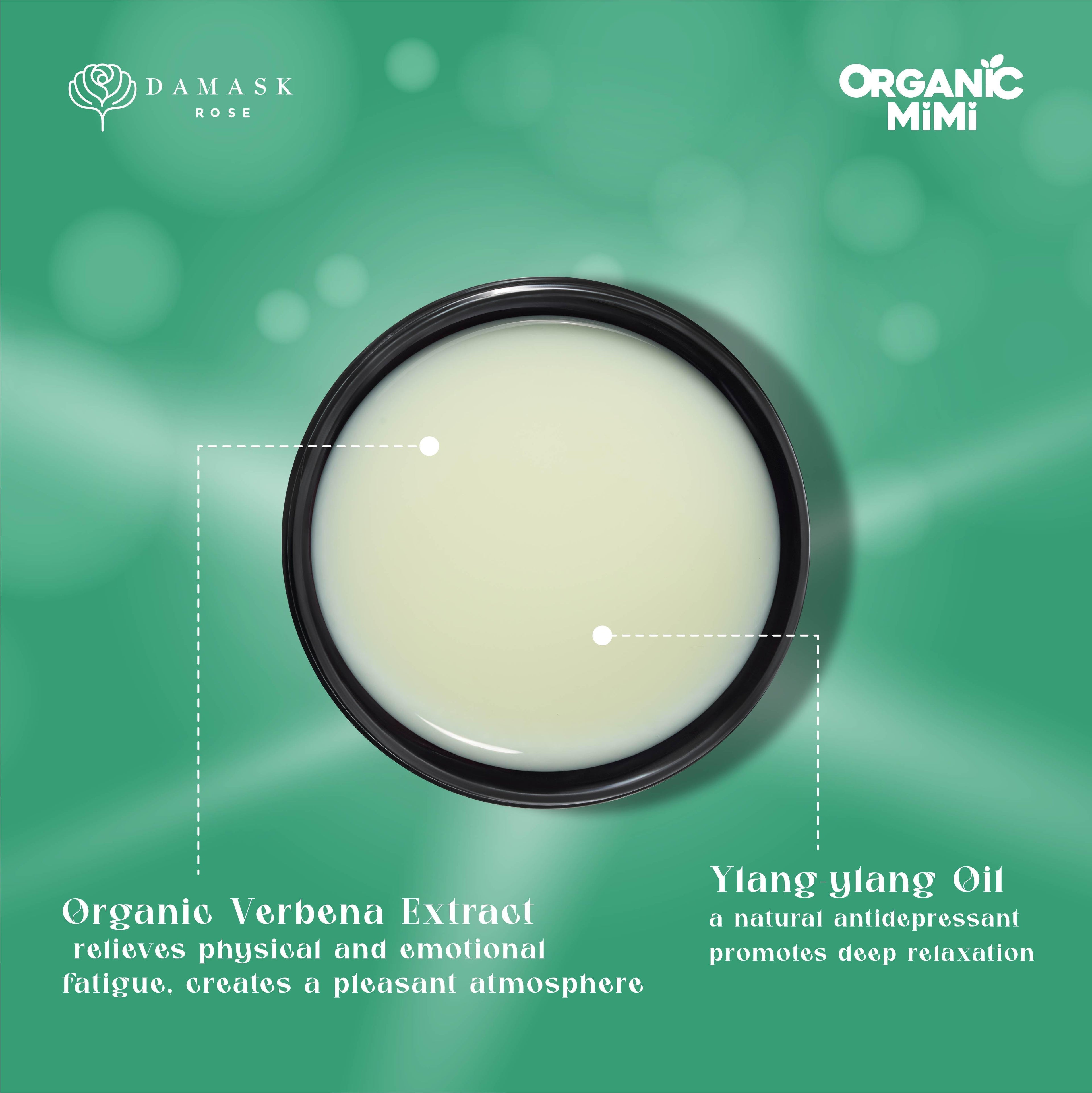 Organic Mimi Stress Off Jelly Bath Foam – Verbena & Ylang Ylang, 200ml