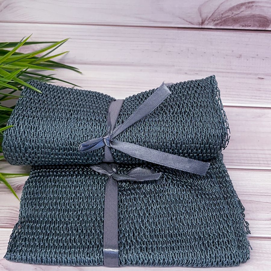 Exfoliating African Bath Net Sponge – Traditional Nylon, 27 Inches