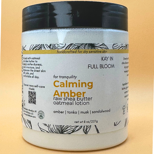 Calming Amber Sensitive Skin Lotion – Restorative 24hr Night Lotion