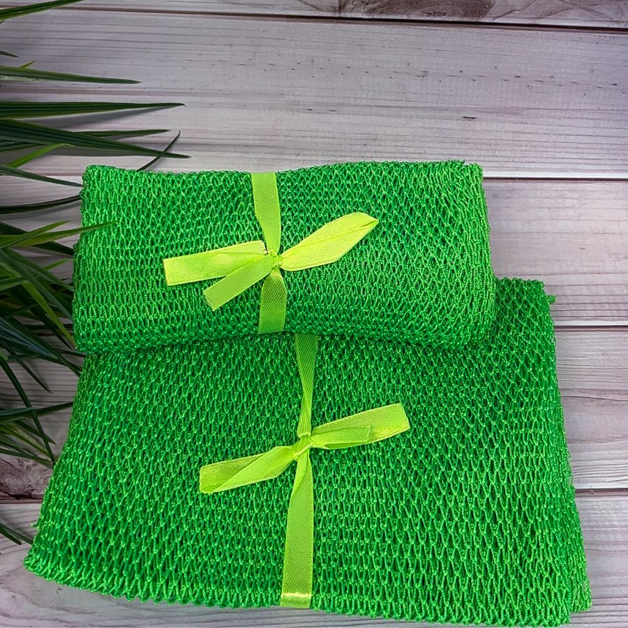 Exfoliating African Bath Net Sponge – Traditional Nylon, 27 Inches