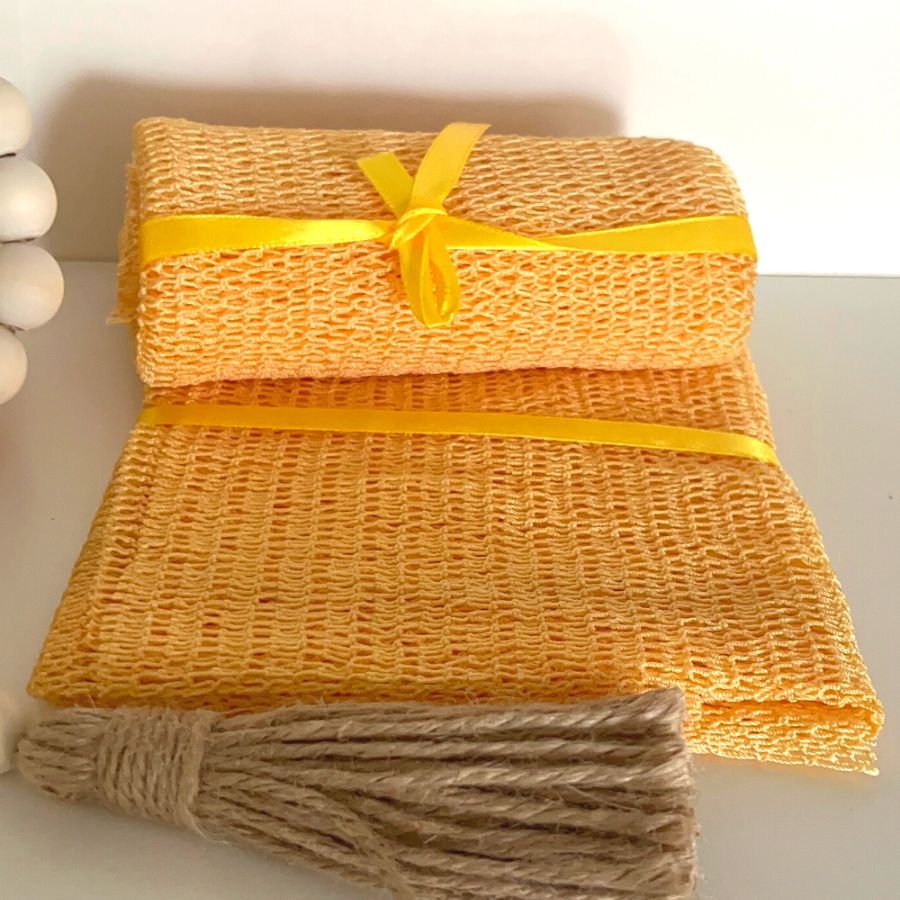 Exfoliating African Bath Net Sponge – Traditional Nylon, 27 Inches