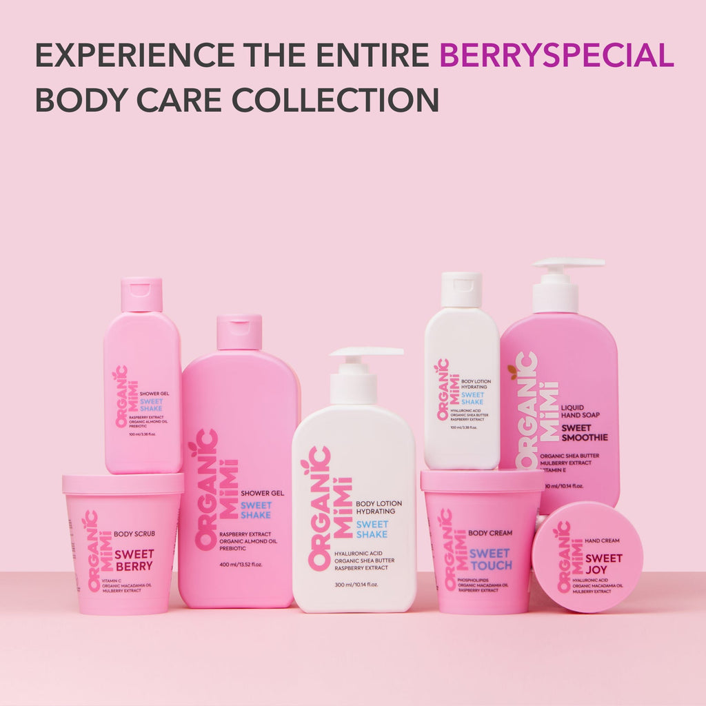 Organic Mimi Body Scrub – Sweet Berry, 250g