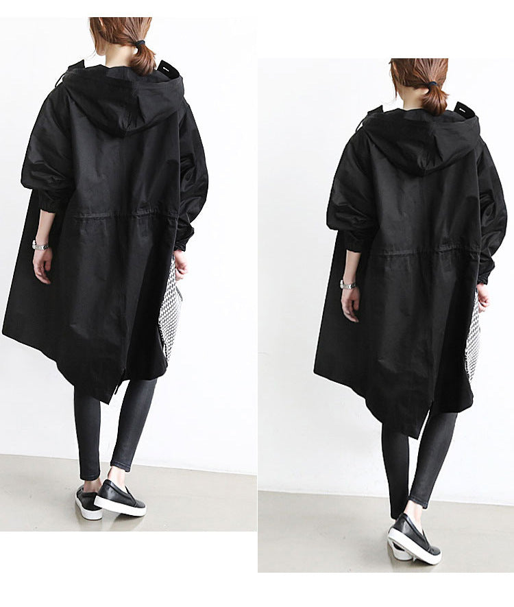 Women's Hooded Windbreaker Jacket – Lightweight, Waterproof & Quick-Dry