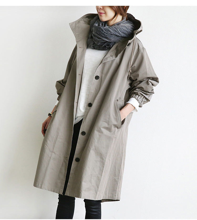 Women's Hooded Windbreaker Jacket – Lightweight, Waterproof & Quick-Dry