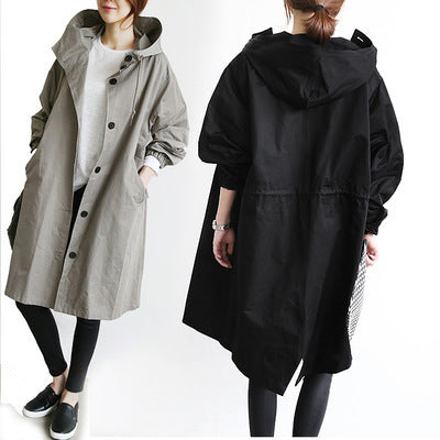 Women's Hooded Windbreaker Jacket – Lightweight, Waterproof & Quick-Dry