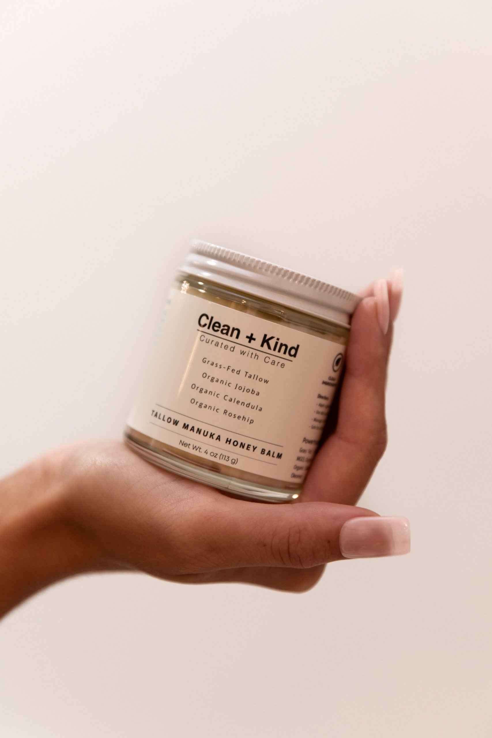 Whipped Tallow Honey Balm – Grass-Fed Tallow & Raw Honey Skin Balm
