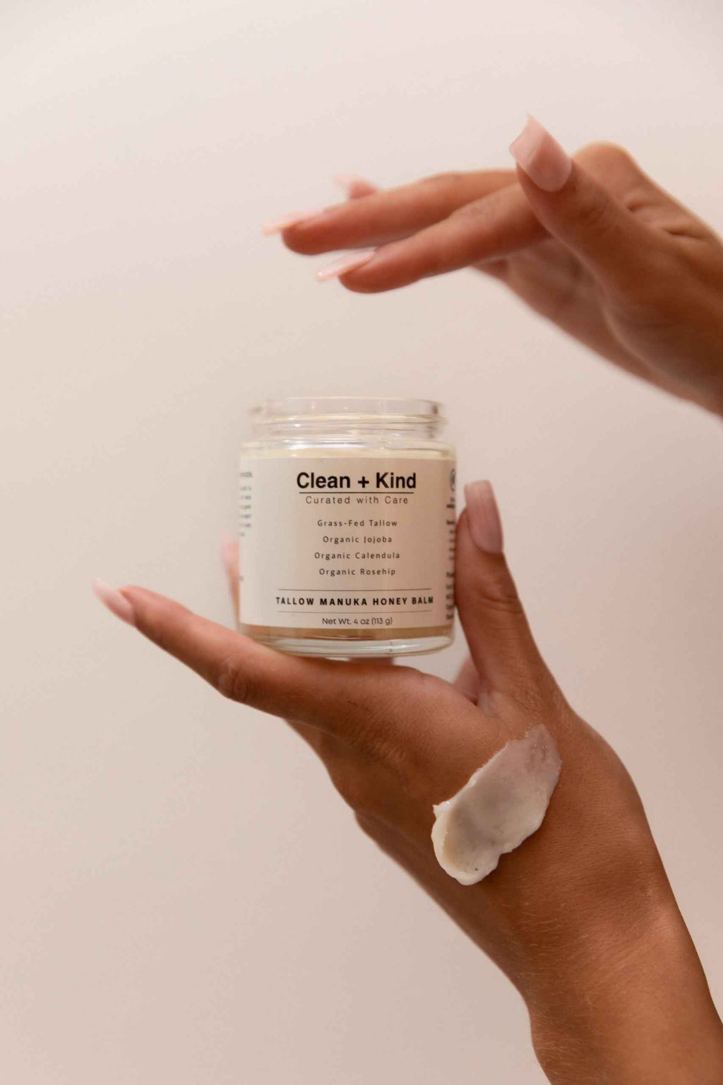 Whipped Tallow Honey Balm – Grass-Fed Tallow & Raw Honey Skin Balm