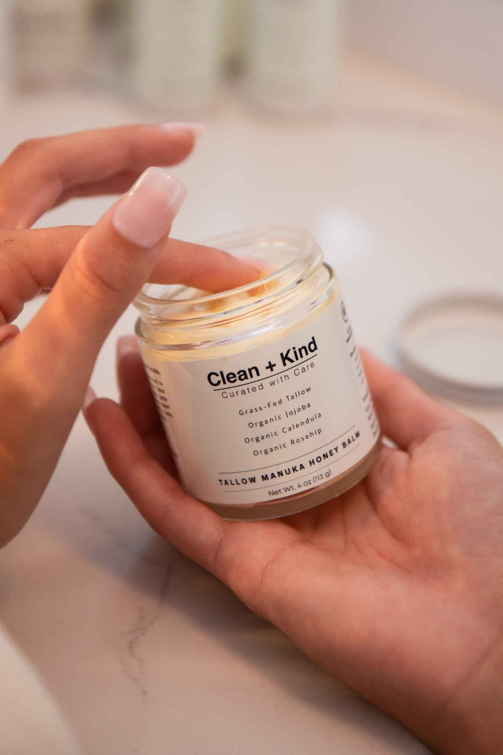 Whipped Tallow Honey Balm – Grass-Fed Tallow & Raw Honey Skin Balm