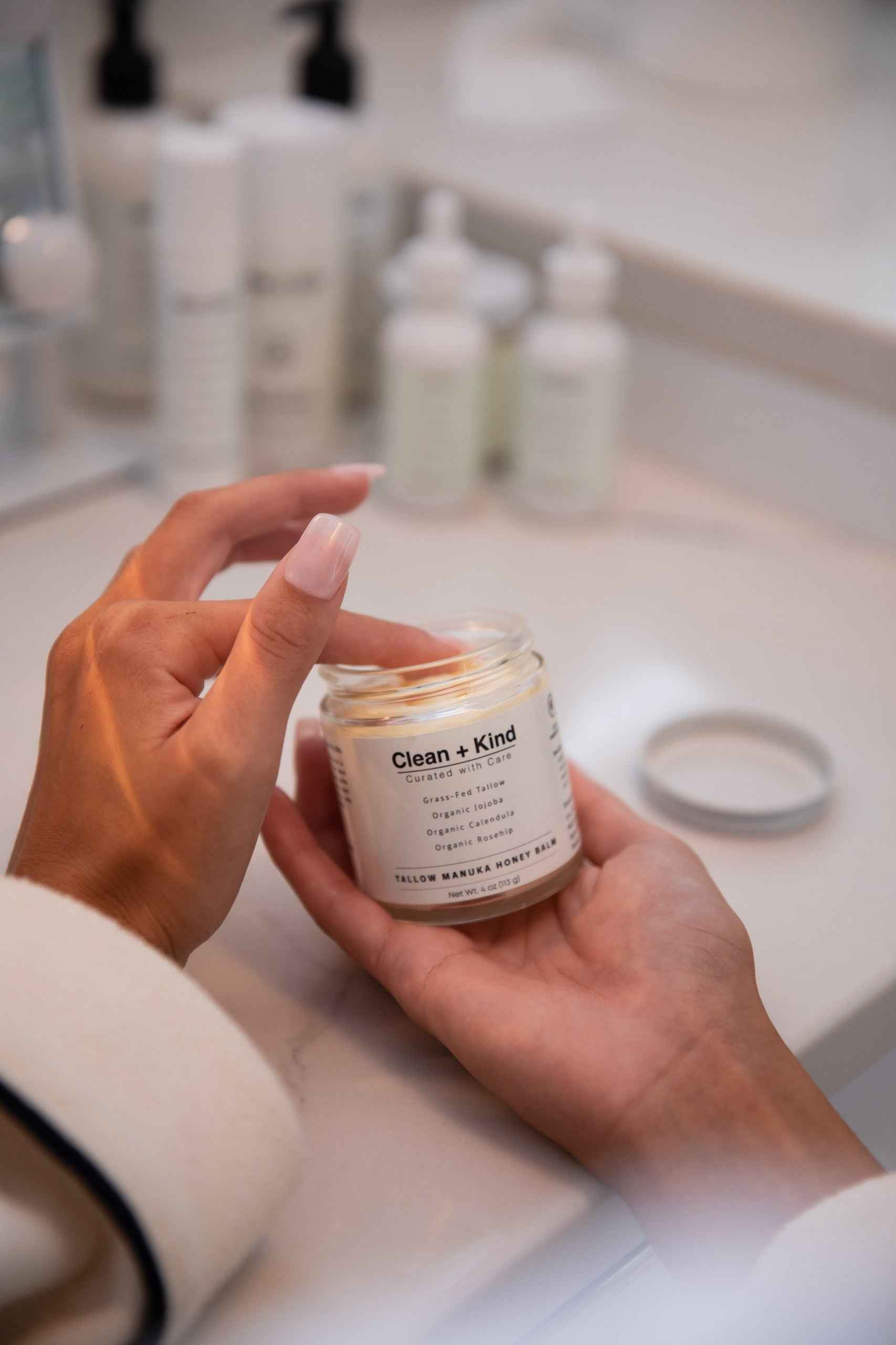 Whipped Tallow Honey Balm – Grass-Fed Tallow & Raw Honey Skin Balm