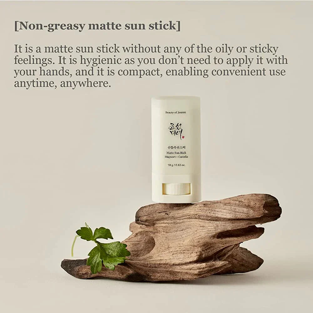 Matte Sunstick – Mugwort & Camellia SPF 50+ PA++++ Korean Sunscreen Stick