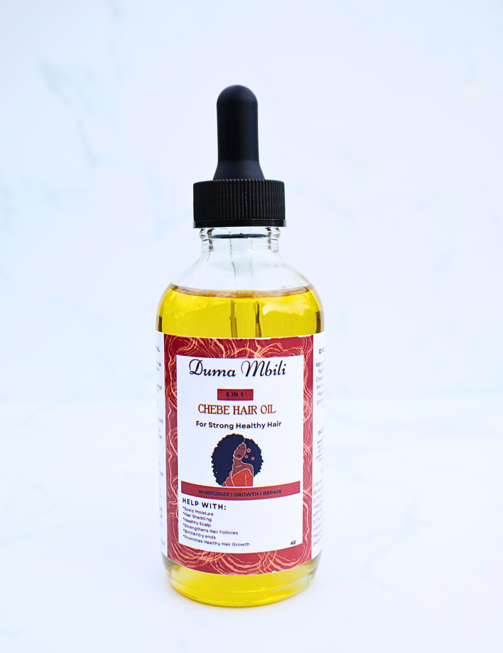 Chebe Hair Oil – Traditional Chadian Formula with Argan, Castor & Jojoba Oil