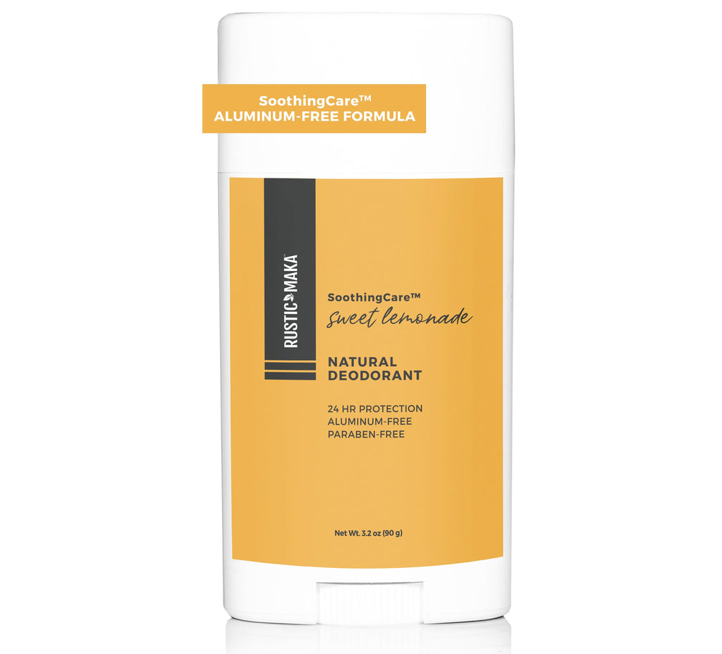 SWEET LEMONADE Natural Deodorant – Bright Citrus & Lemon Scent | Rustic MAKA LLC