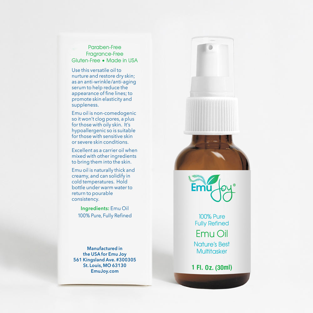 Emu Joy Pure Emu Oil — 100% Natural Multi-Purpose Healing Oil