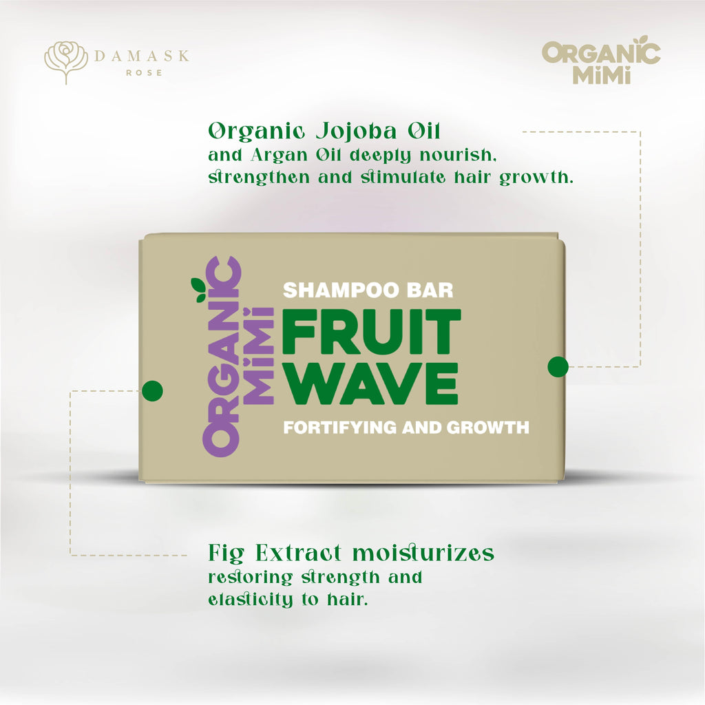 Organic Mimi Fruit Wave Fortifying & Growth Shampoo Bar, 50g
