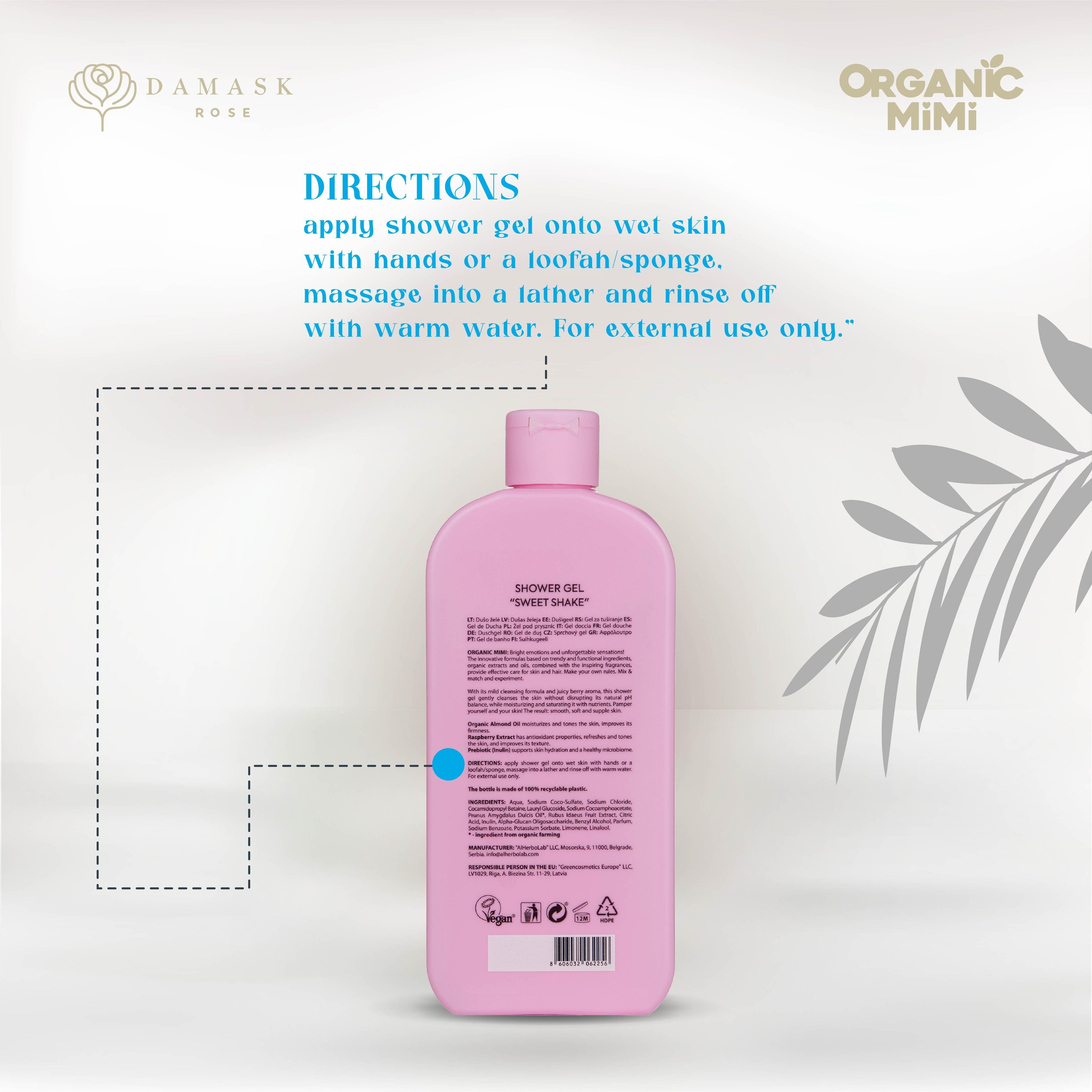 Organic Mimi Sweet Shake Shower Gel, 400ml