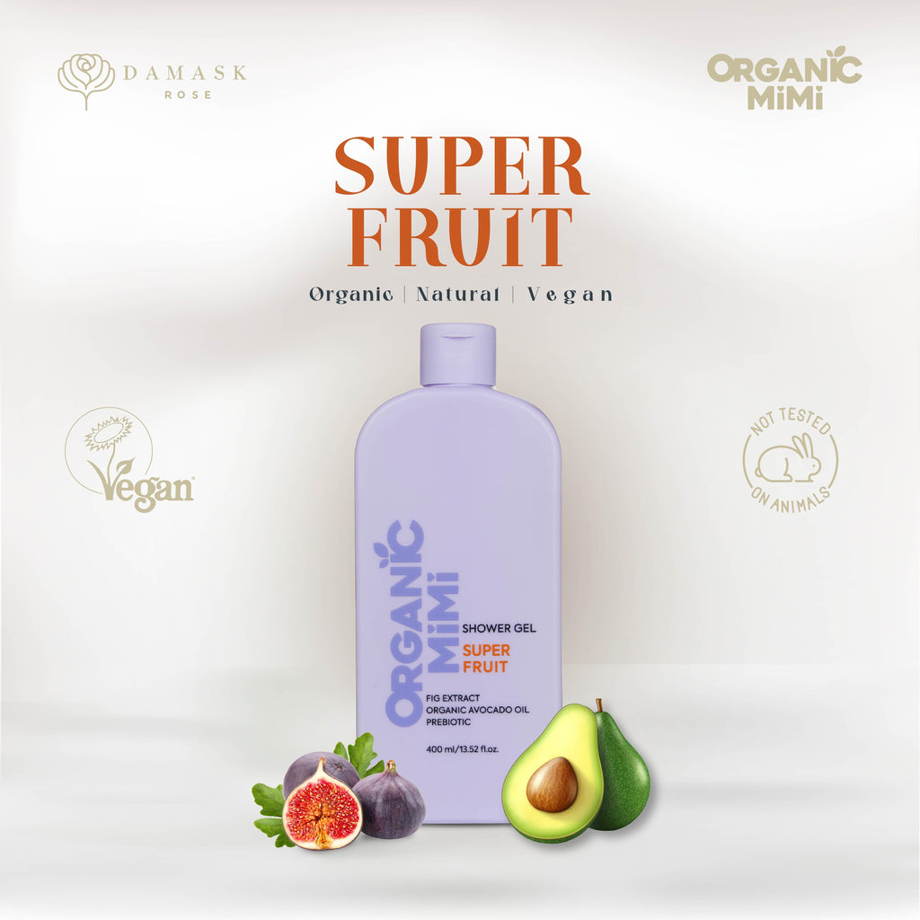 Organic Mimi Super Fruit Shower Gel, 400ml
