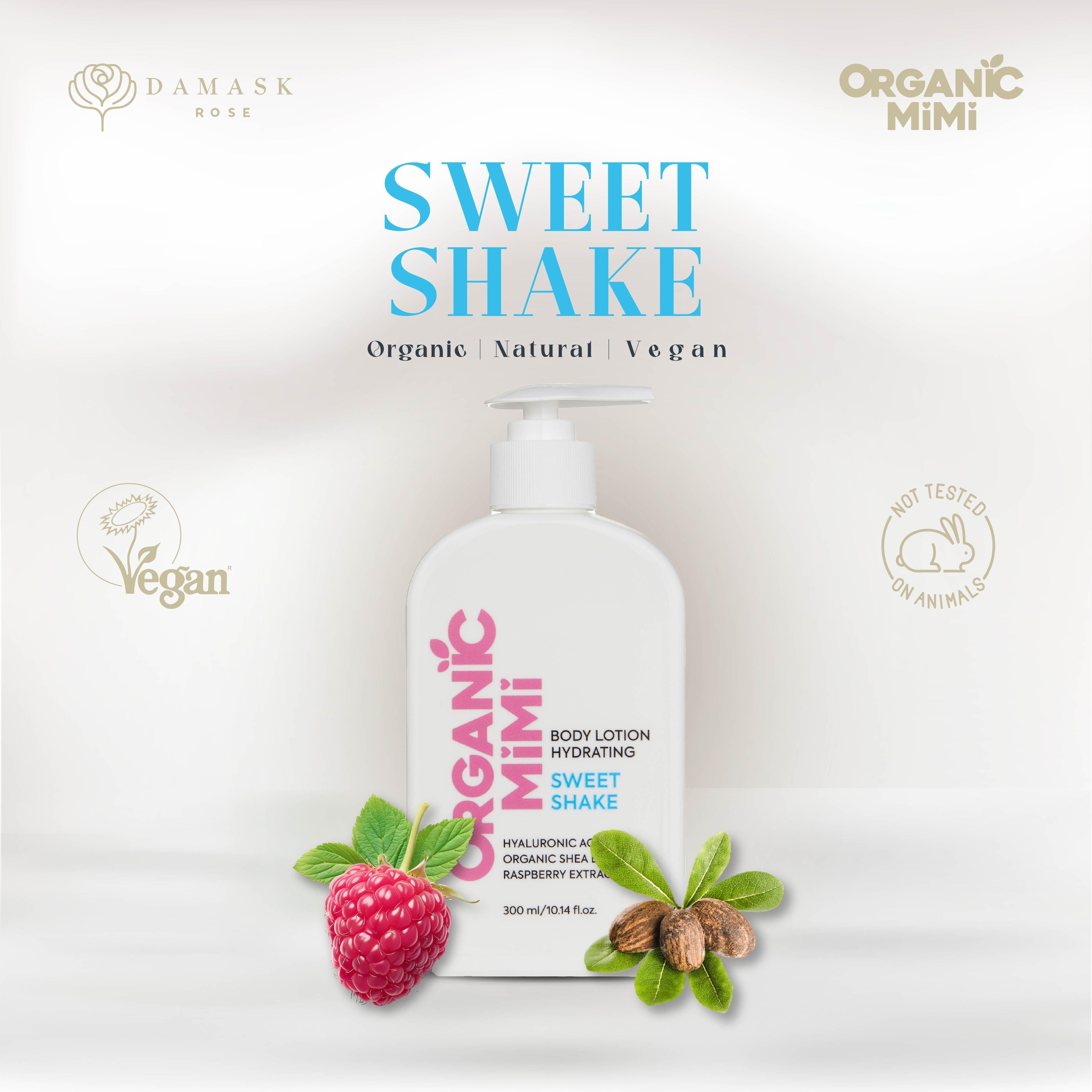 Organic Mimi Hydrating Sweet Shake Body Lotion, 300ml