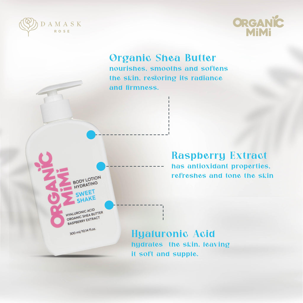 Organic Mimi Hydrating Sweet Shake Body Lotion, 300ml