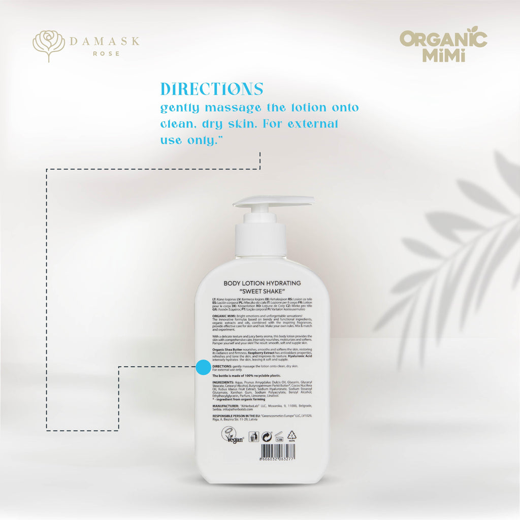 Organic Mimi Hydrating Sweet Shake Body Lotion, 300ml