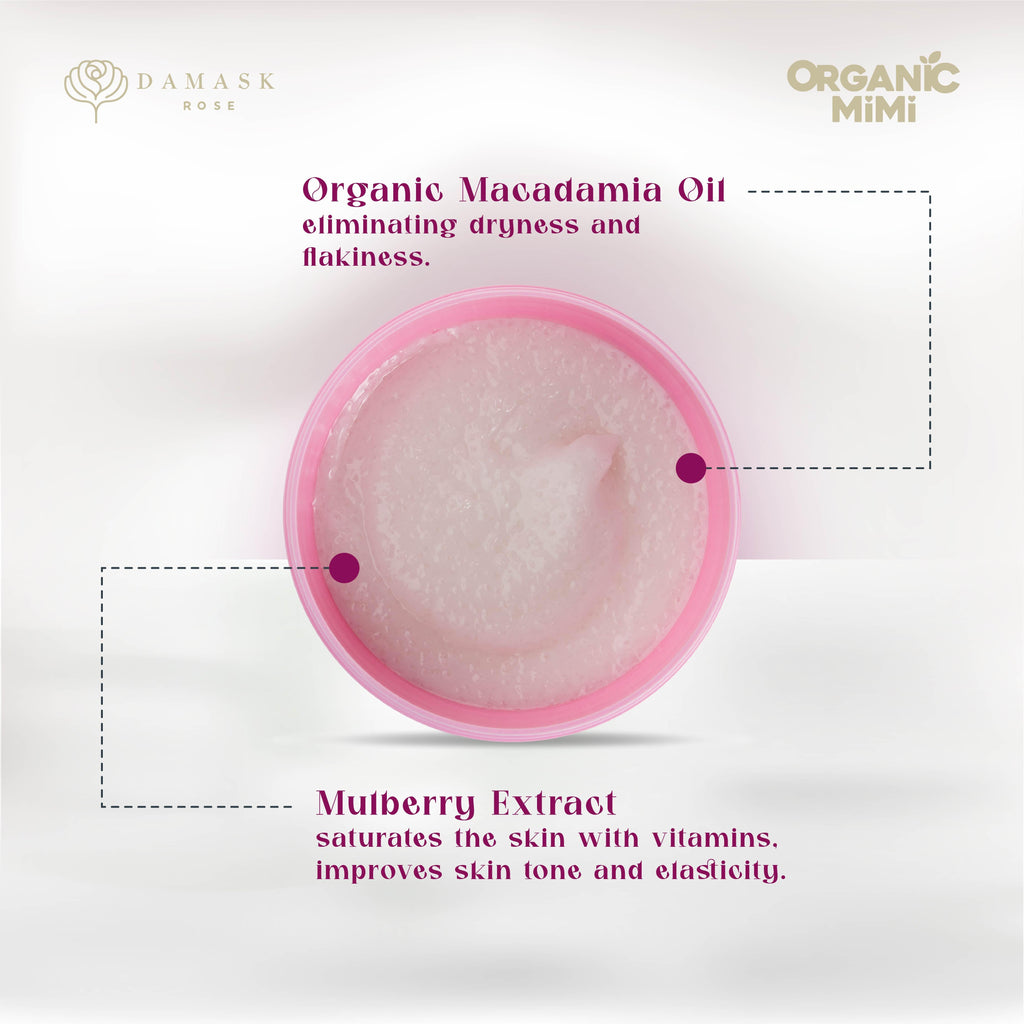 Organic Mimi Body Scrub – Sweet Berry, 250g
