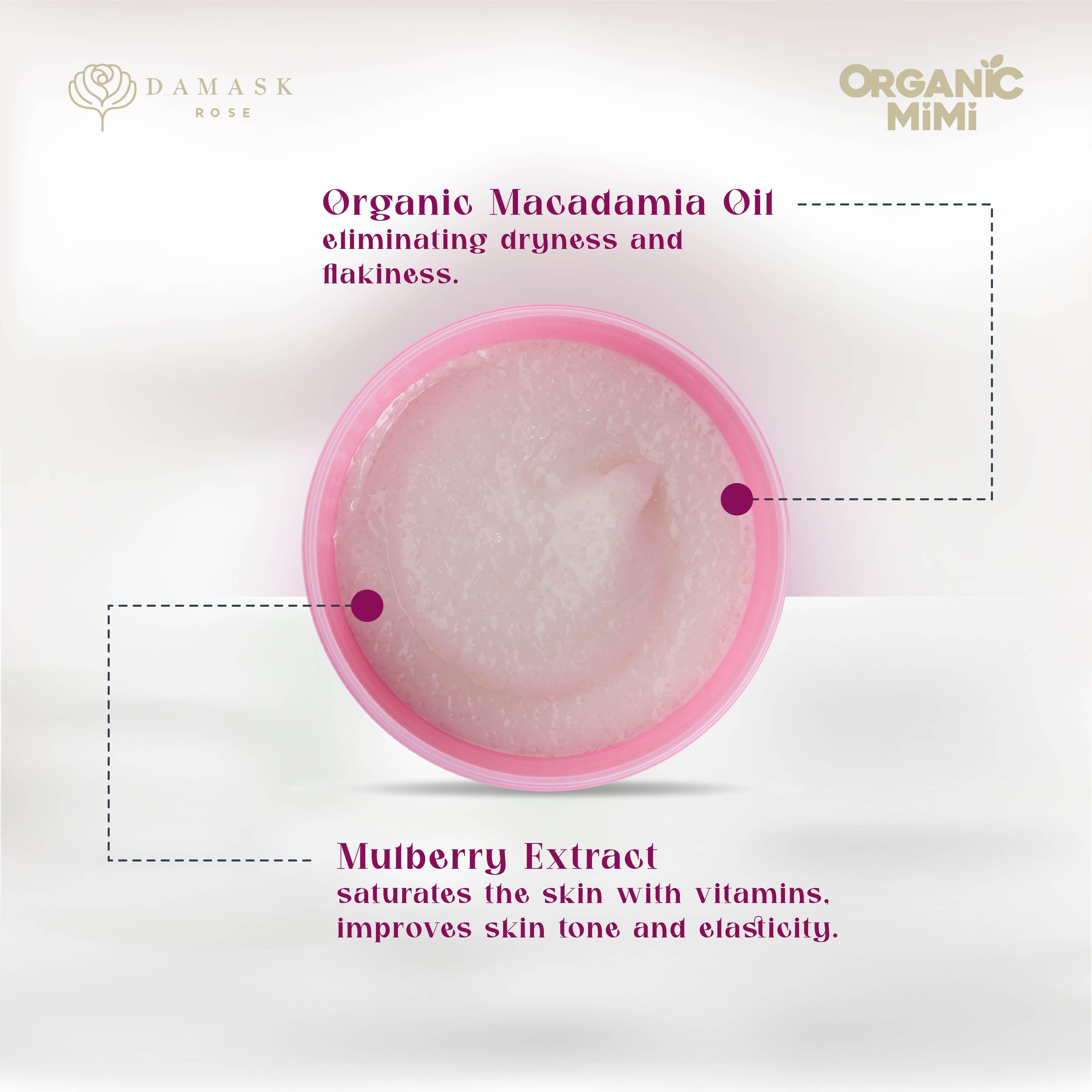 Organic Mimi Body Scrub – Sweet Berry, 250g