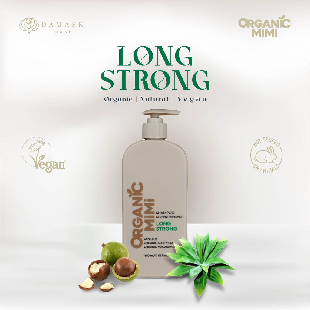 Organic Mimi Long Strong Strengthening Shampoo, 400ml