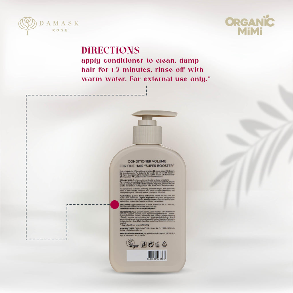 Organic Mimi Volume Super Booster Conditioner, 300ml