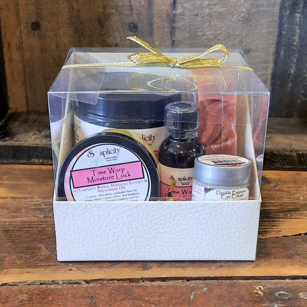Time Warp Quint-Essential Skincare Set – Complete Anti-Aging Natural Skincare for Mature Skin