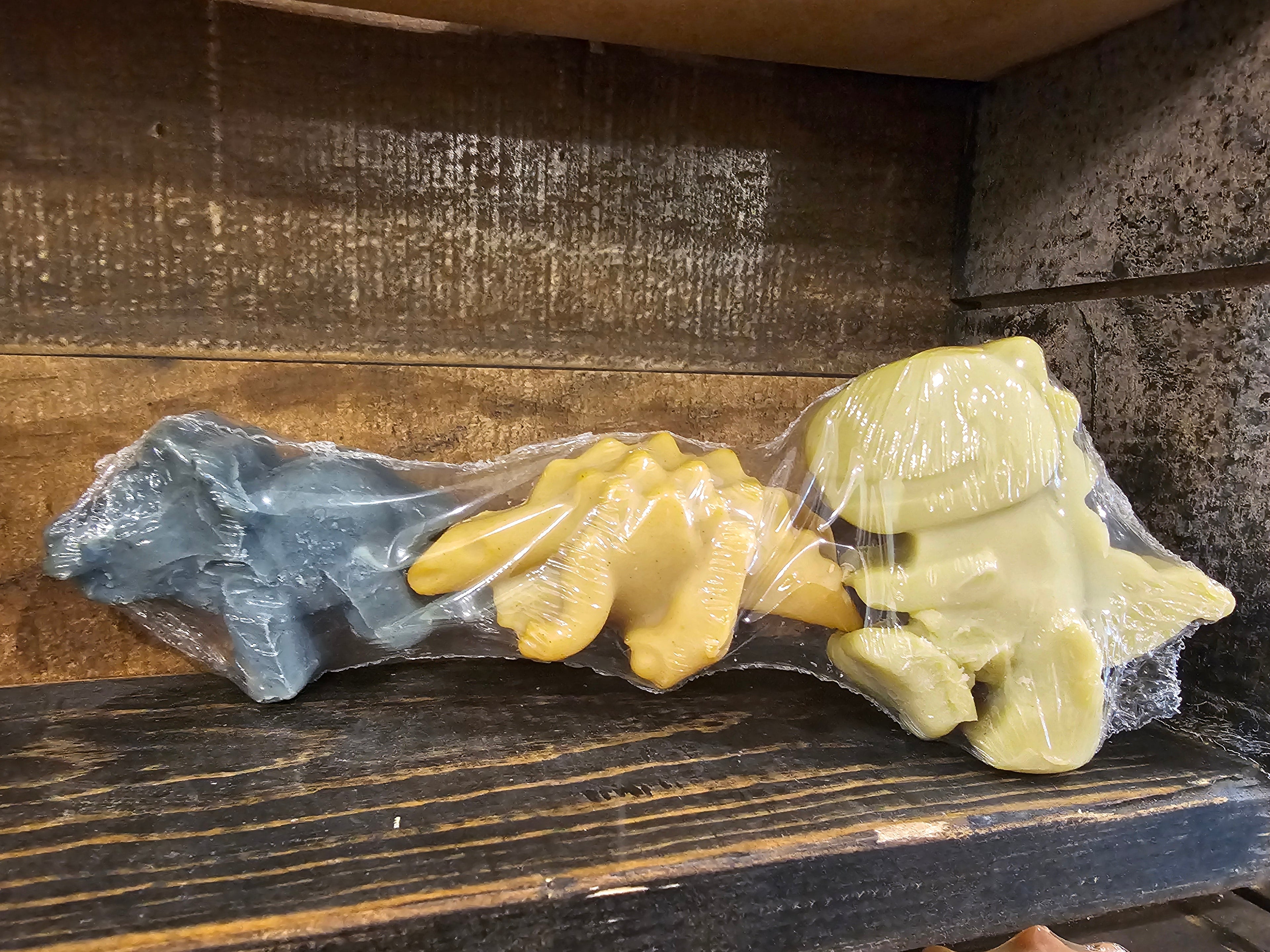 Dino Soap – All-Natural Unscented Bastille Soap 3-Pack for Kids