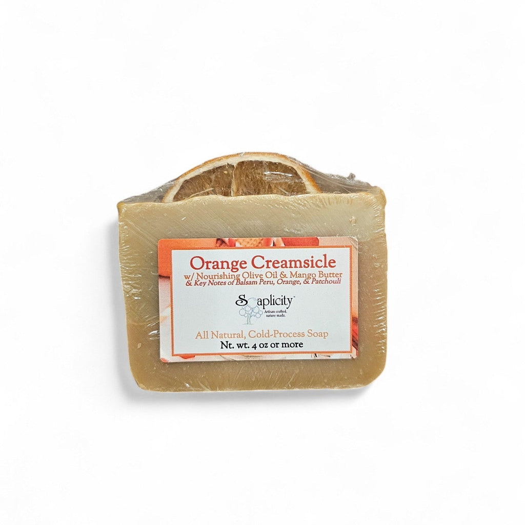 Orange Creamsicle Soap Bar – Ultra-Creamy & Moisturizing (Seasonal), 4 oz+