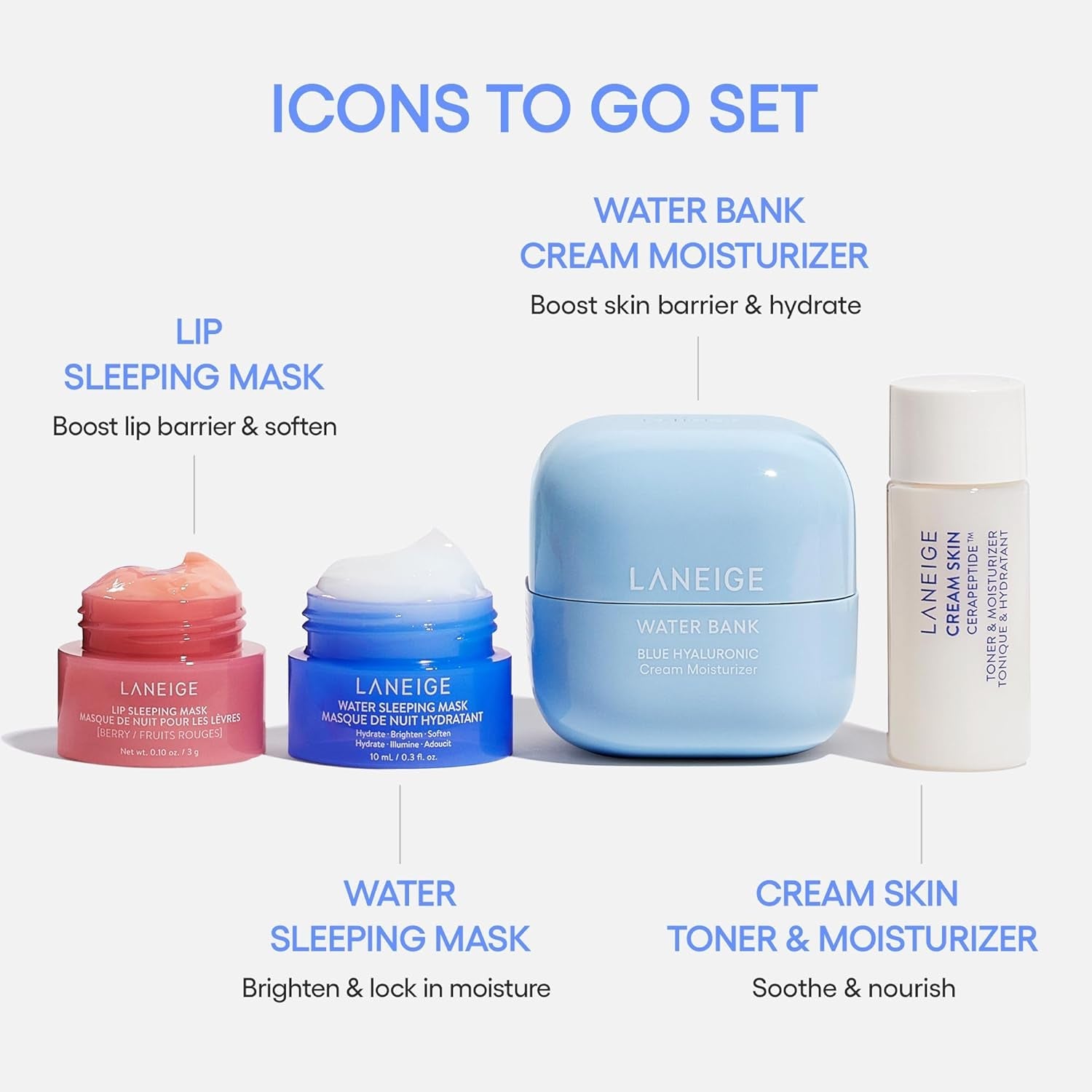 Water Bank Blue Hyaluronic Moisturizer – Barrier-Boosting Squalane & Ceramide Cream