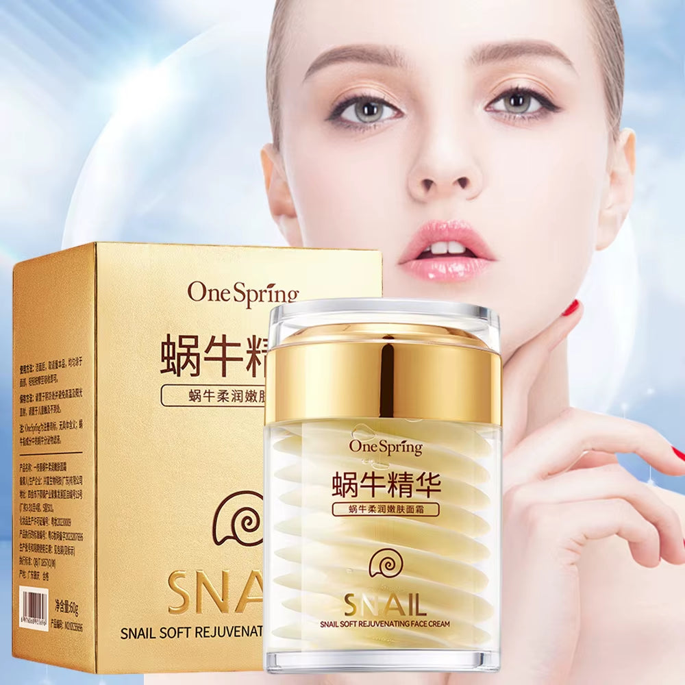Snail Collagen Face Cream – Firming & Brightening Korean Moisturizer